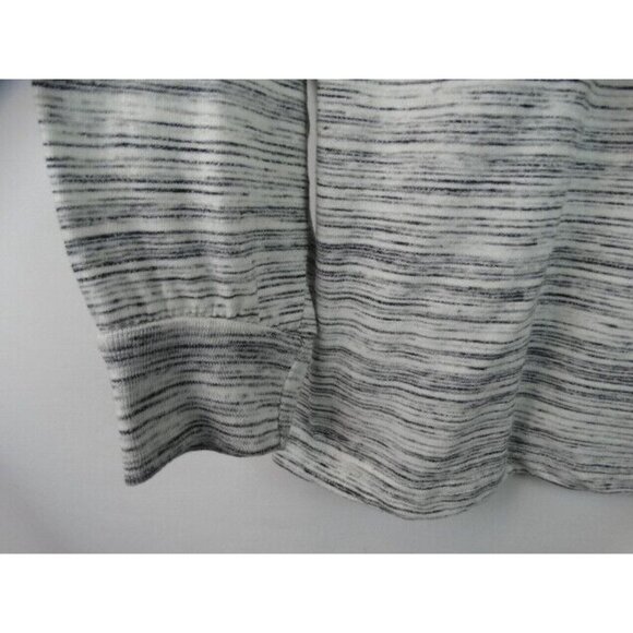 OT Revolution Men's Shirt Size XL Gray Striped Henley Long Sleeve Top - Picture 4 of 7